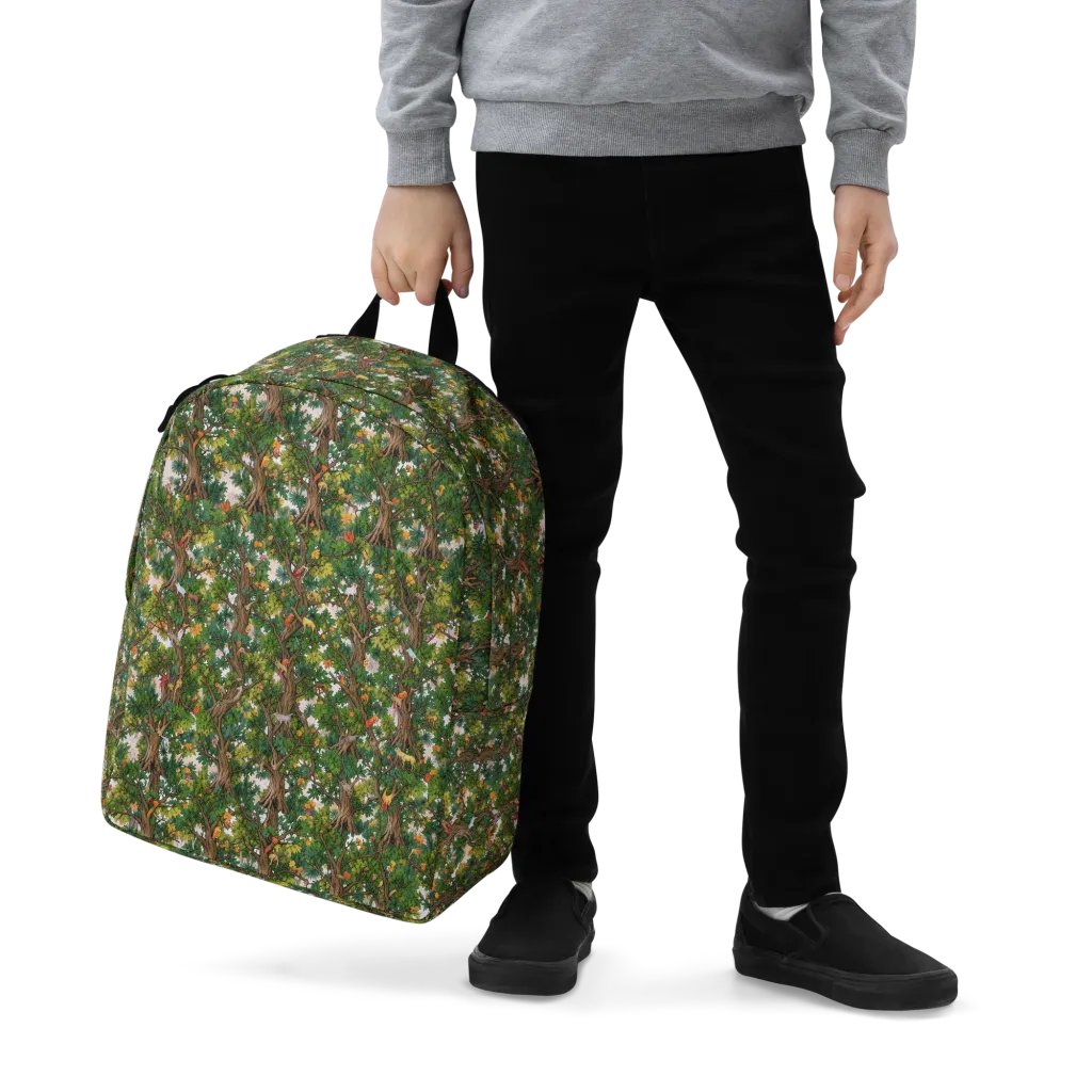 Jungle Canopy on Minimalist Backpack — Zoomed-in