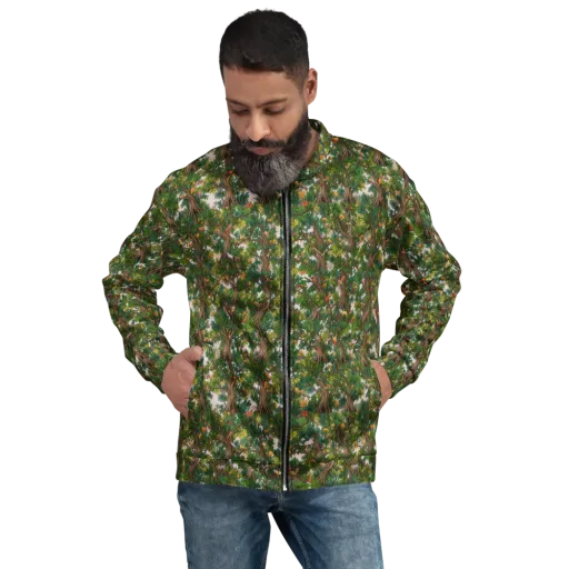 Jungle Canopy on a Bomber Jacket