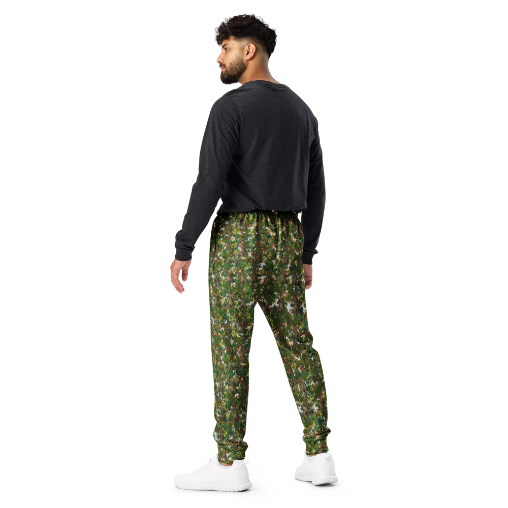 Jungle Canopy on Men's Joggers — Back