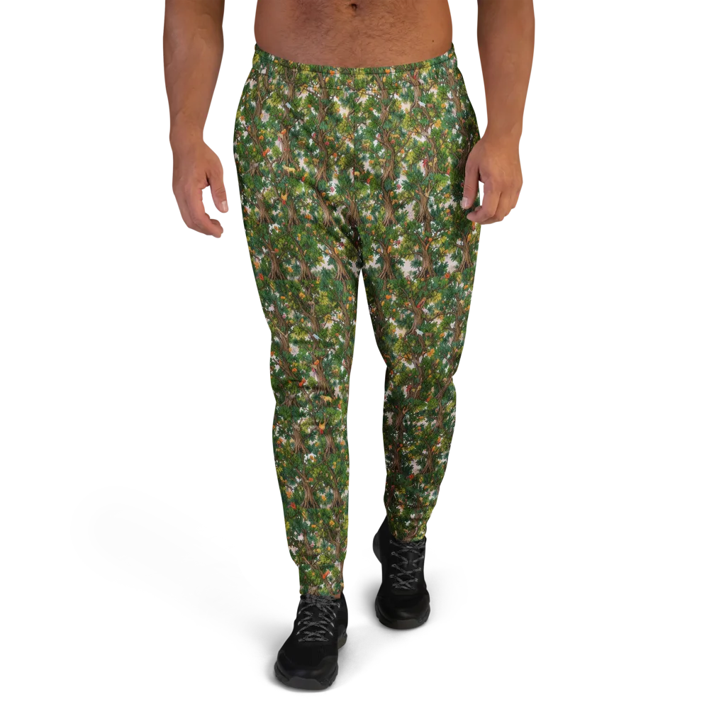 Jungle Canopy on Men's Joggers — Front