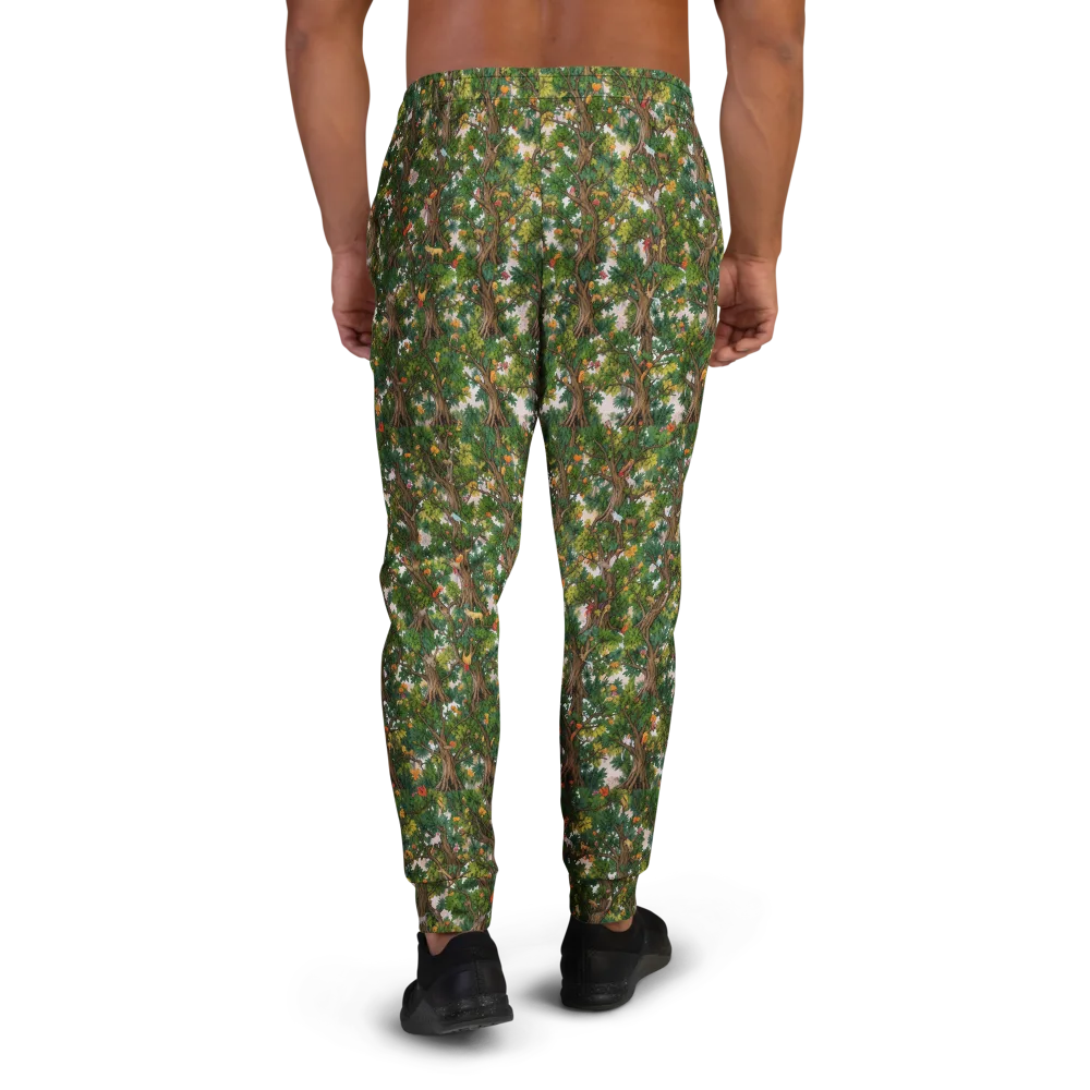Jungle Canopy on Men's Joggers — Back