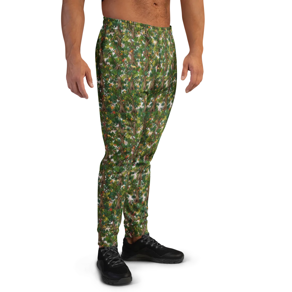 Jungle Canopy on Men's Joggers — Right
