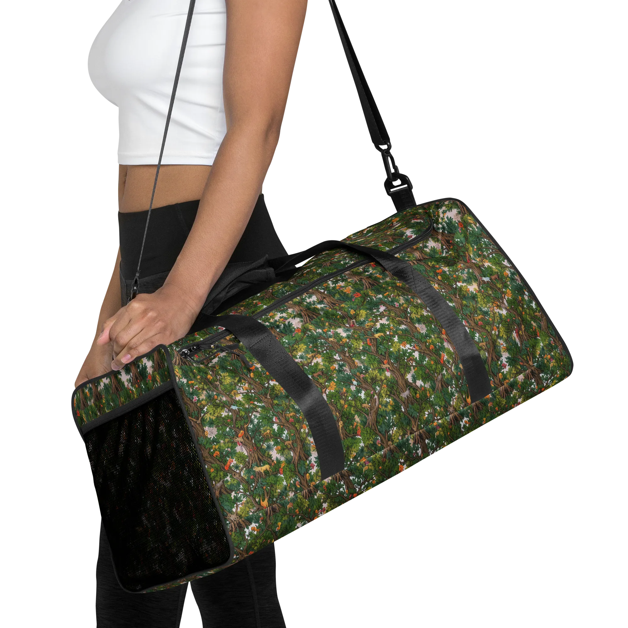 Jungle Canopy on Duffle Bag — Front