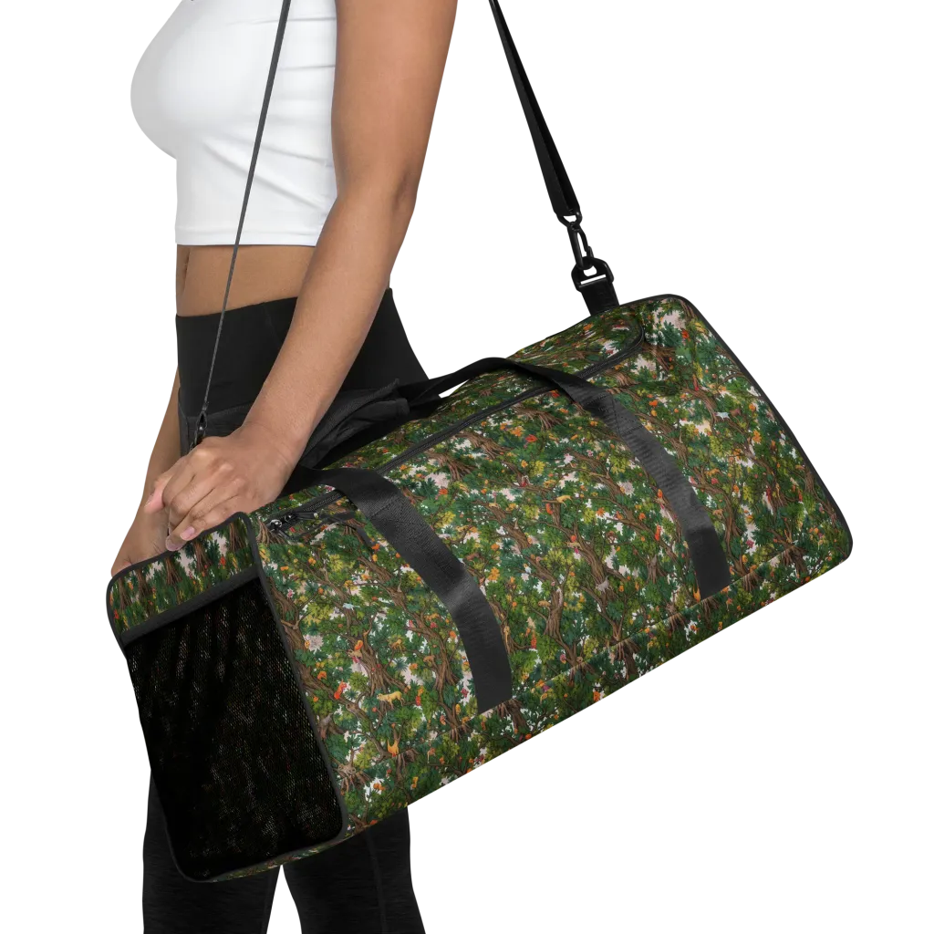 Jungle Canopy on Duffle Bag — Front