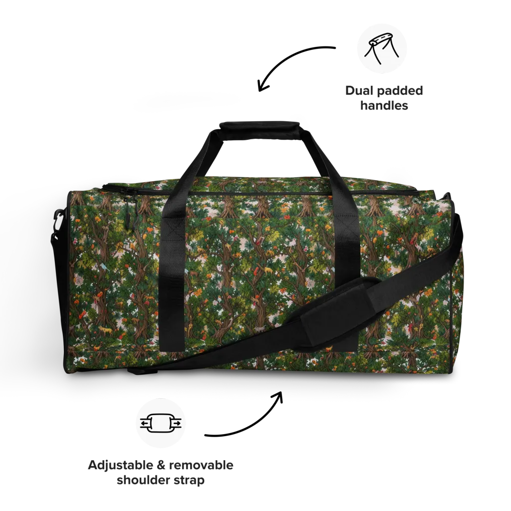 Jungle Canopy on Duffle Bag — Front