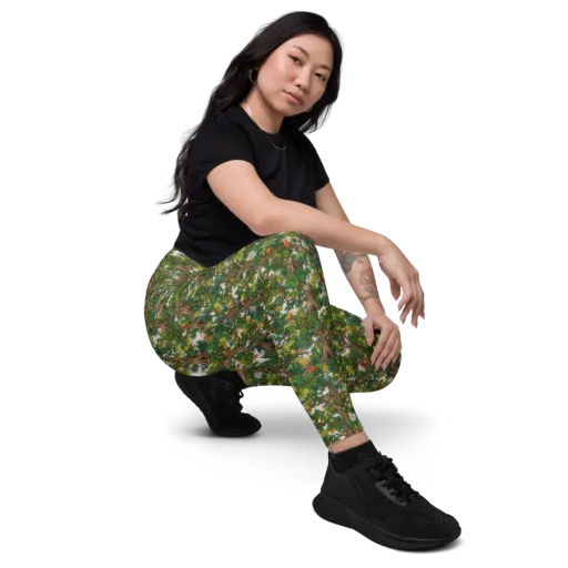 Jungle Canopy on a Leggings with Pockets
