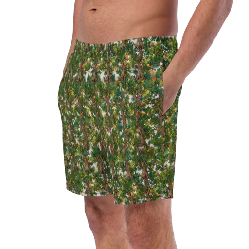 Jungle Canopy on a Swim Trunks