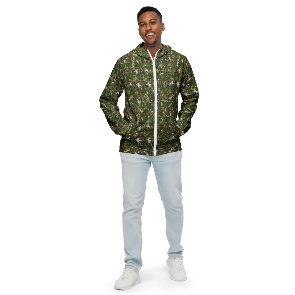 Jungle Canopy on Men's Windbreaker — Front