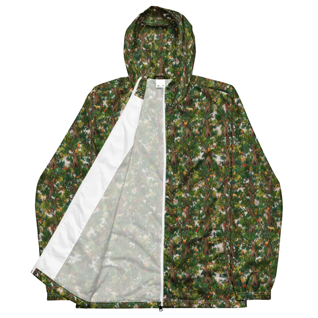 Jungle Canopy on Men's Windbreaker — Front