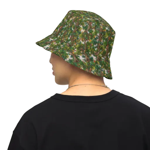Jungle Canopy on a Reversible Bucket Hat