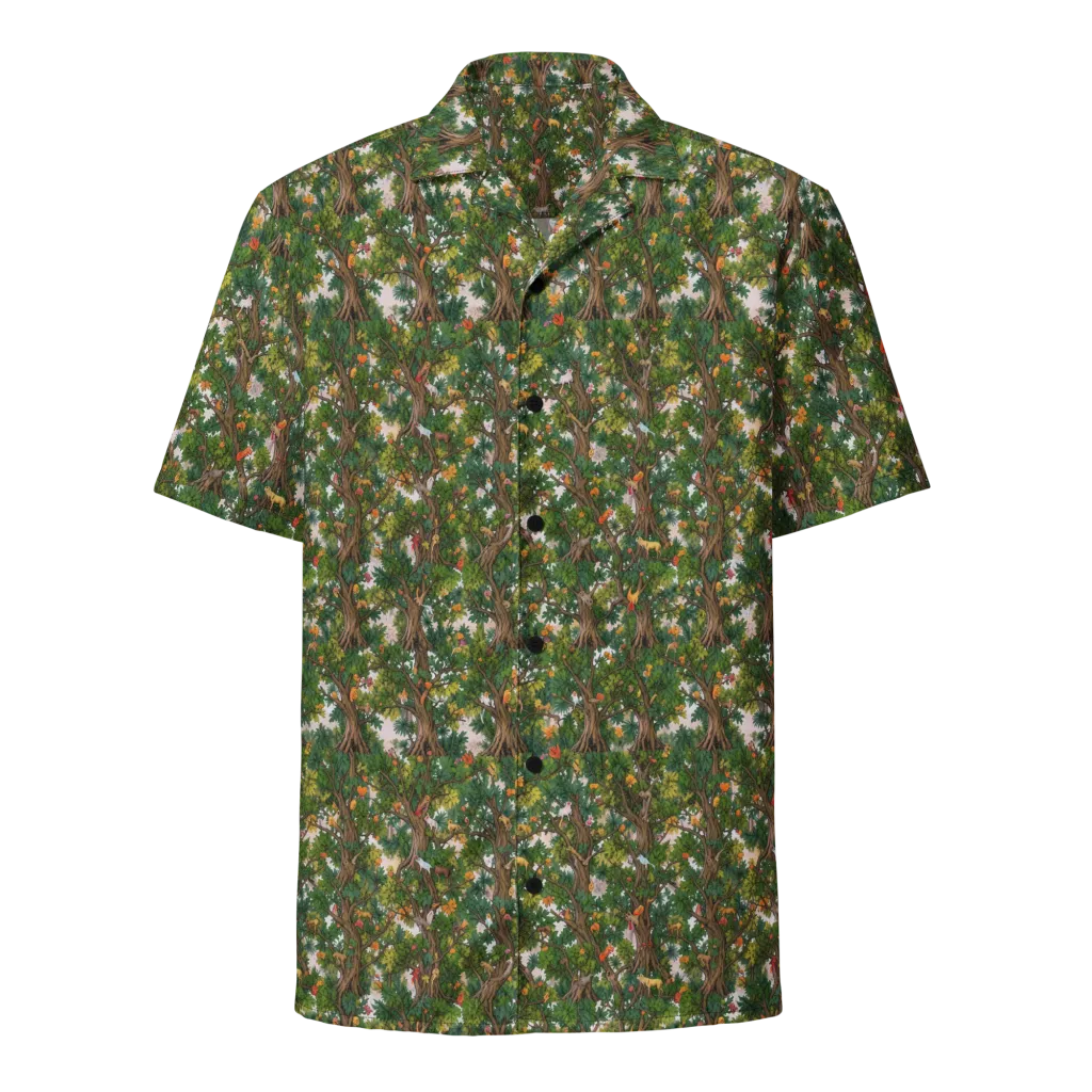 Jungle Canopy on Button Shirt — Front