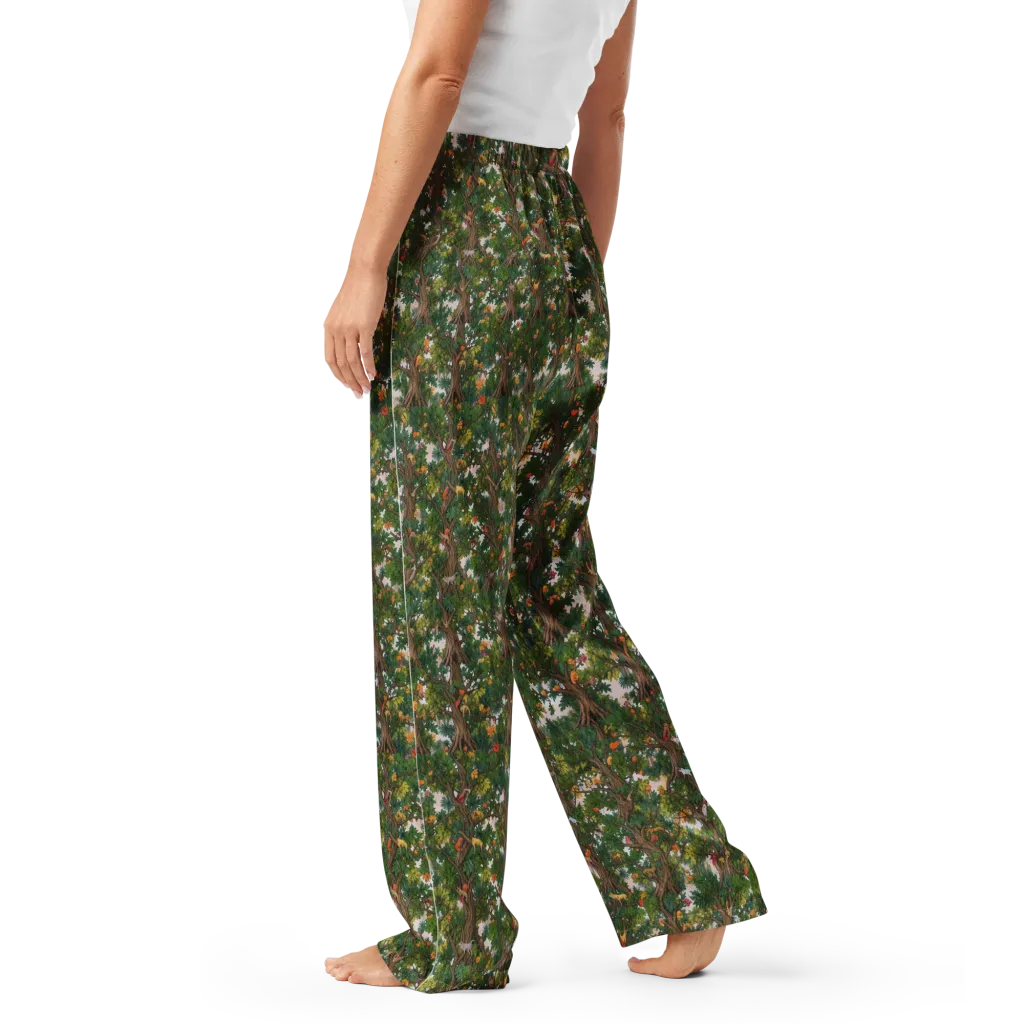 Jungle Canopy on Women's Pajama Pants — Left