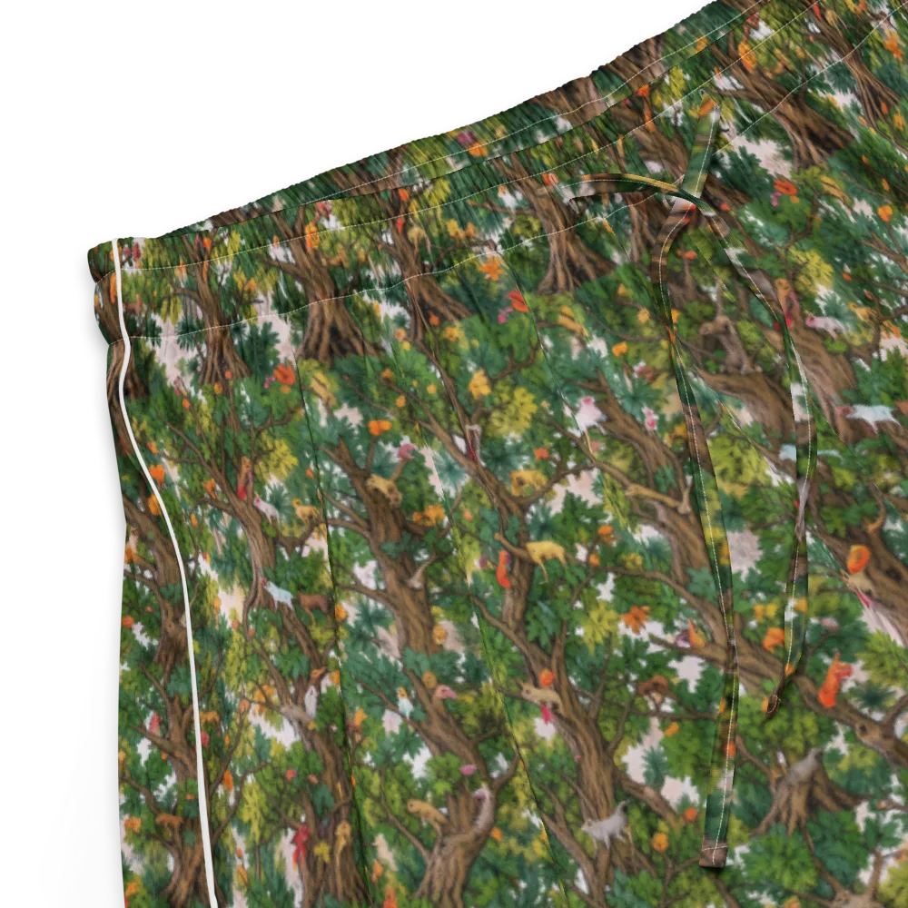 Jungle Canopy on Women's Pajama Shorts — Product details