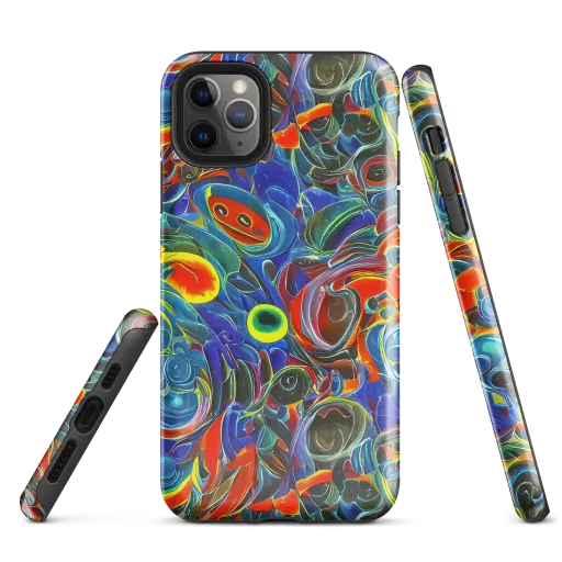 Neon Gyre on a Tough Case for iPhone®