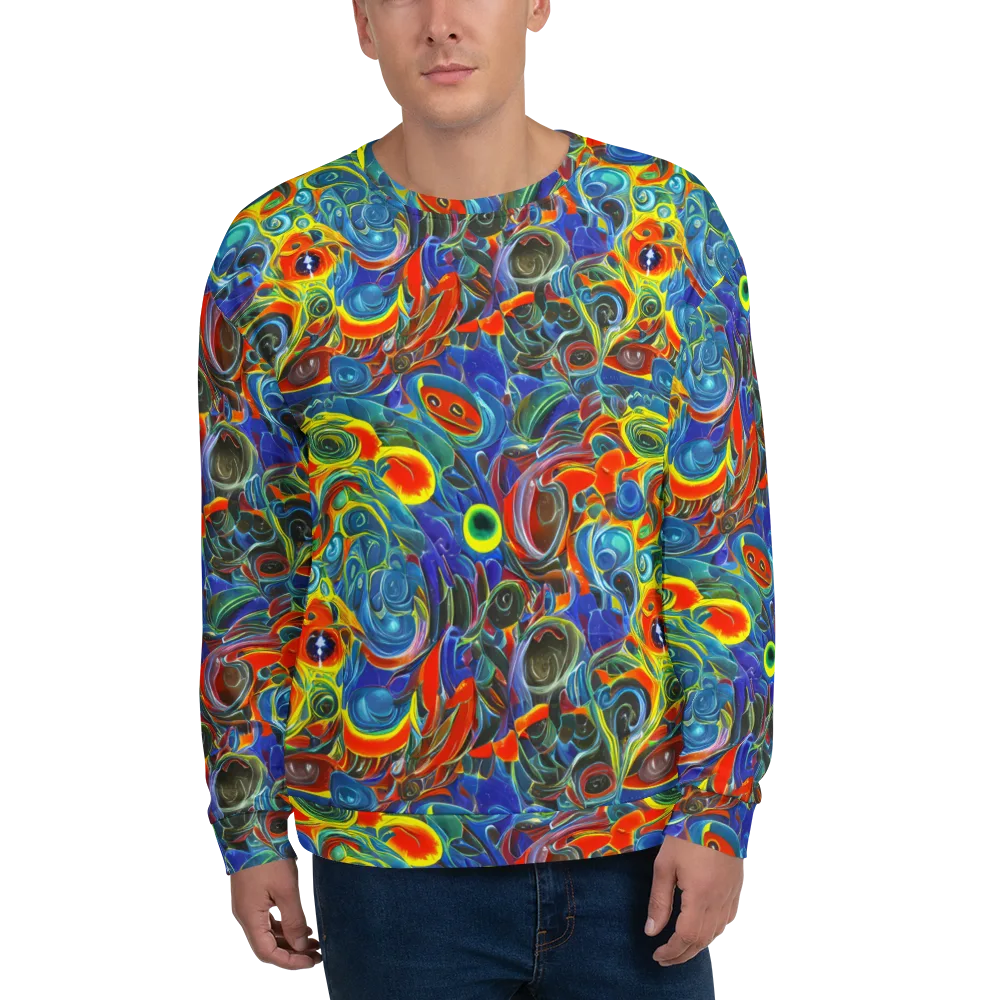 Neon Gyre on Sweatshirt — Front