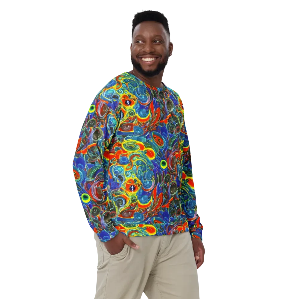 Neon Gyre on Sweatshirt — Front