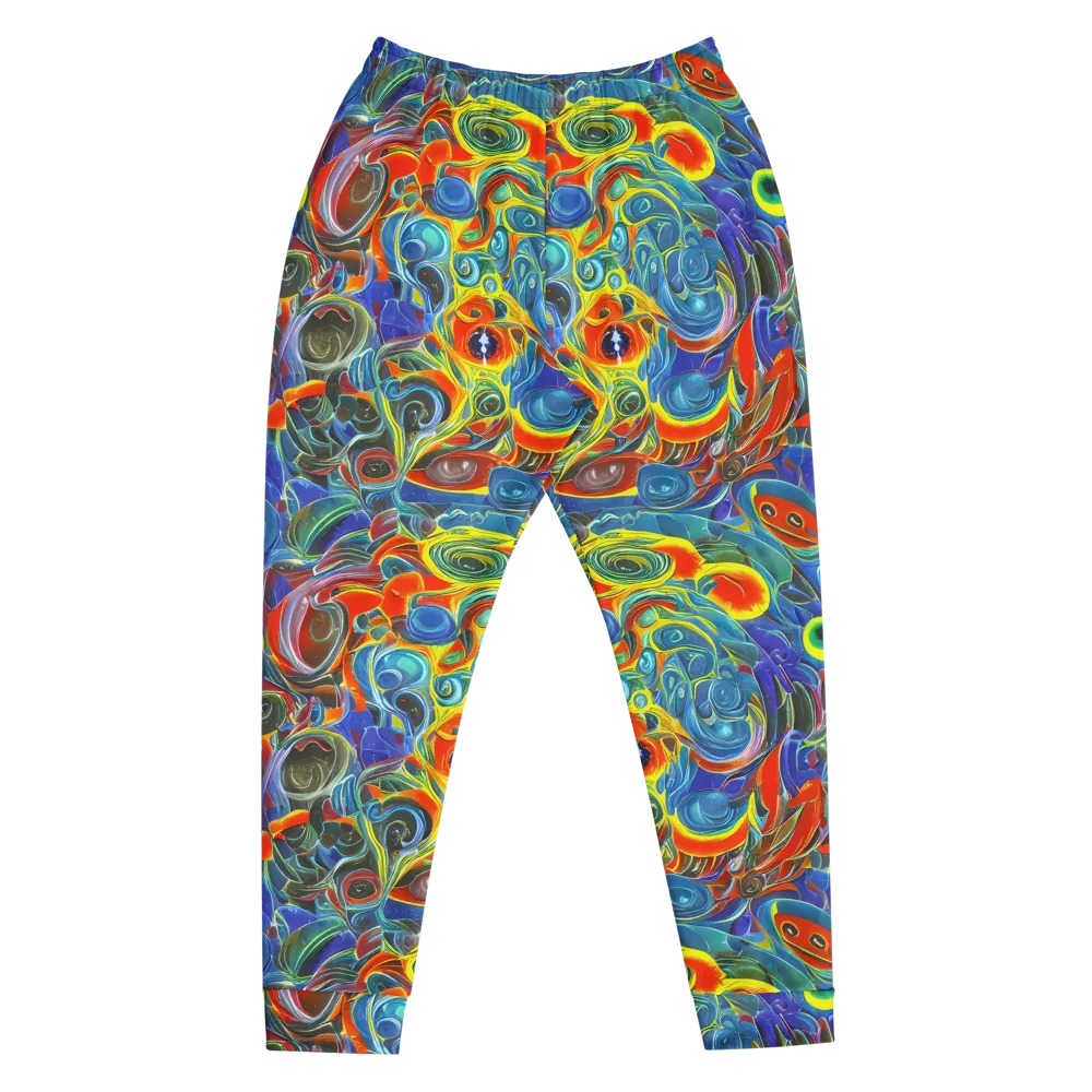 Neon Gyre on Men's Joggers — Front