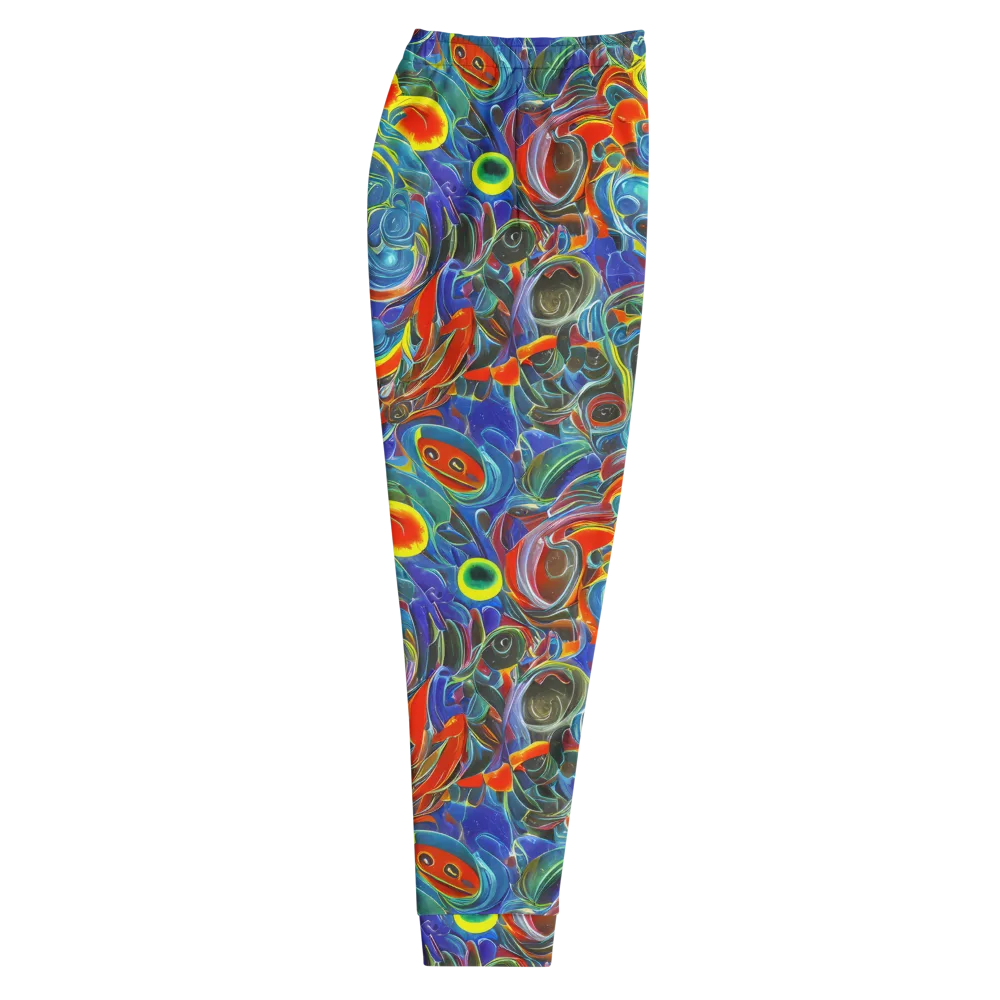 Neon Gyre on Men's Joggers — Right
