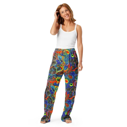 Neon Gyre on a Women's Pajama Pants