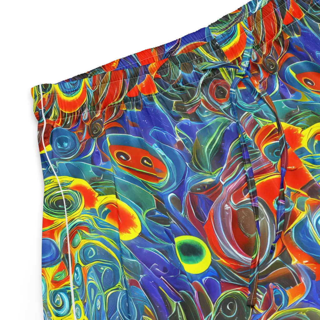 Neon Gyre on Women's Pajama Shorts — Product details