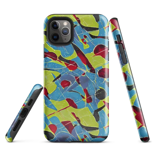 Neon Shatter on a Tough Case for iPhone®