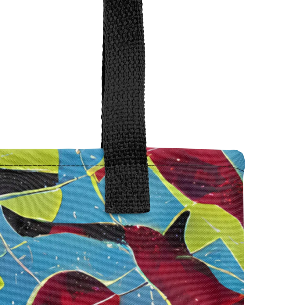 Neon Shatter on Tote Bag — Product details