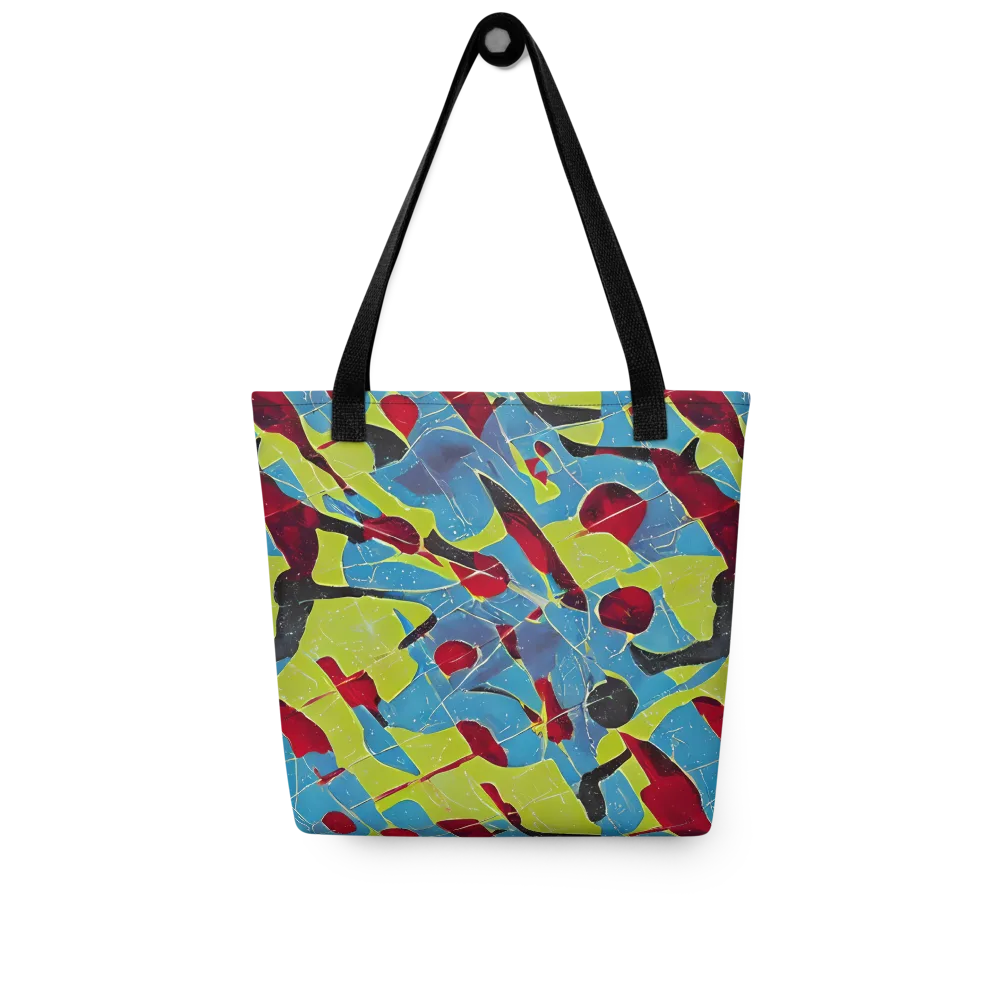 Neon Shatter on Tote Bag — Front