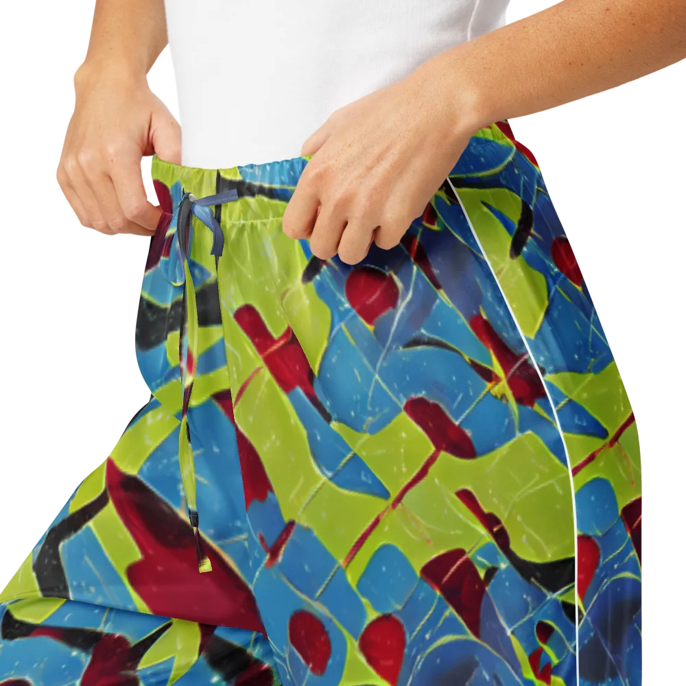 Neon Shatter on Women's Pajama Pants — Product details