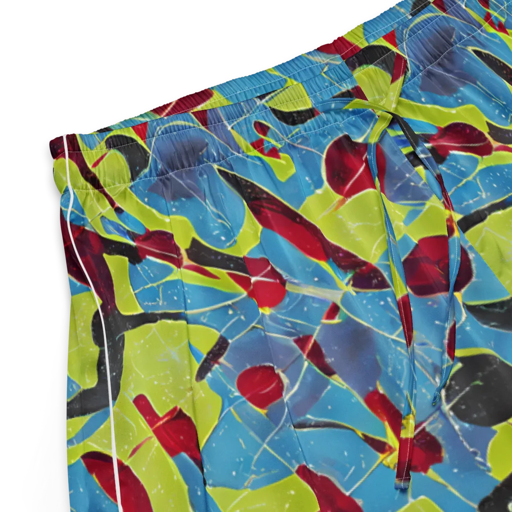 Neon Shatter on Women's Pajama Shorts — Product details