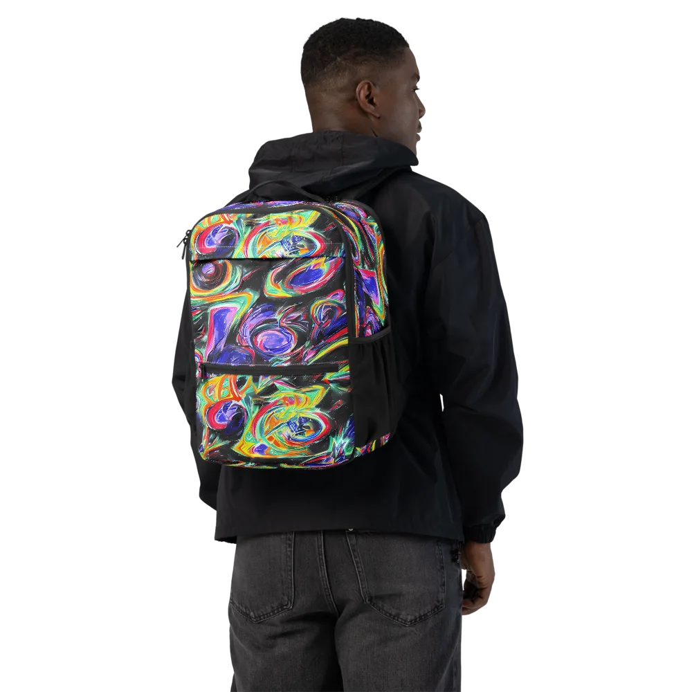 Afterdark Aura on Utility Backpack — Back