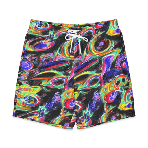 Afterdark Aura on a Men's Board Shorts
