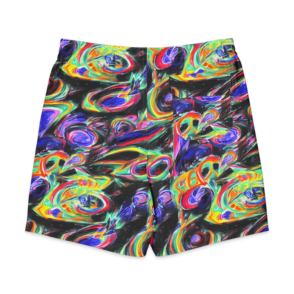 Afterdark Aura on Men's Board Shorts — Back