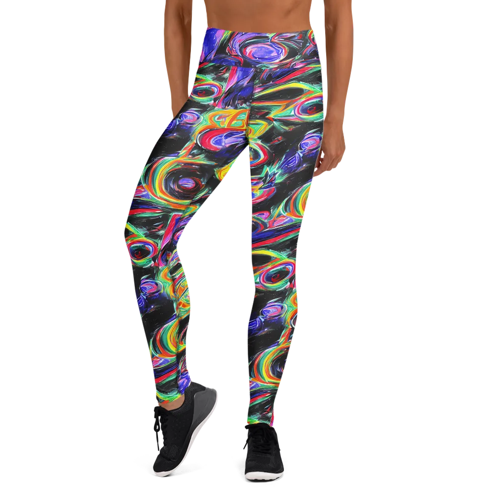 Afterdark Aura on Yoga Leggings — Front