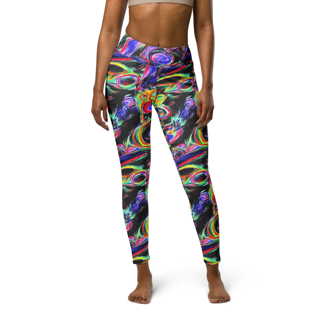 Afterdark Aura on Yoga Leggings — Front