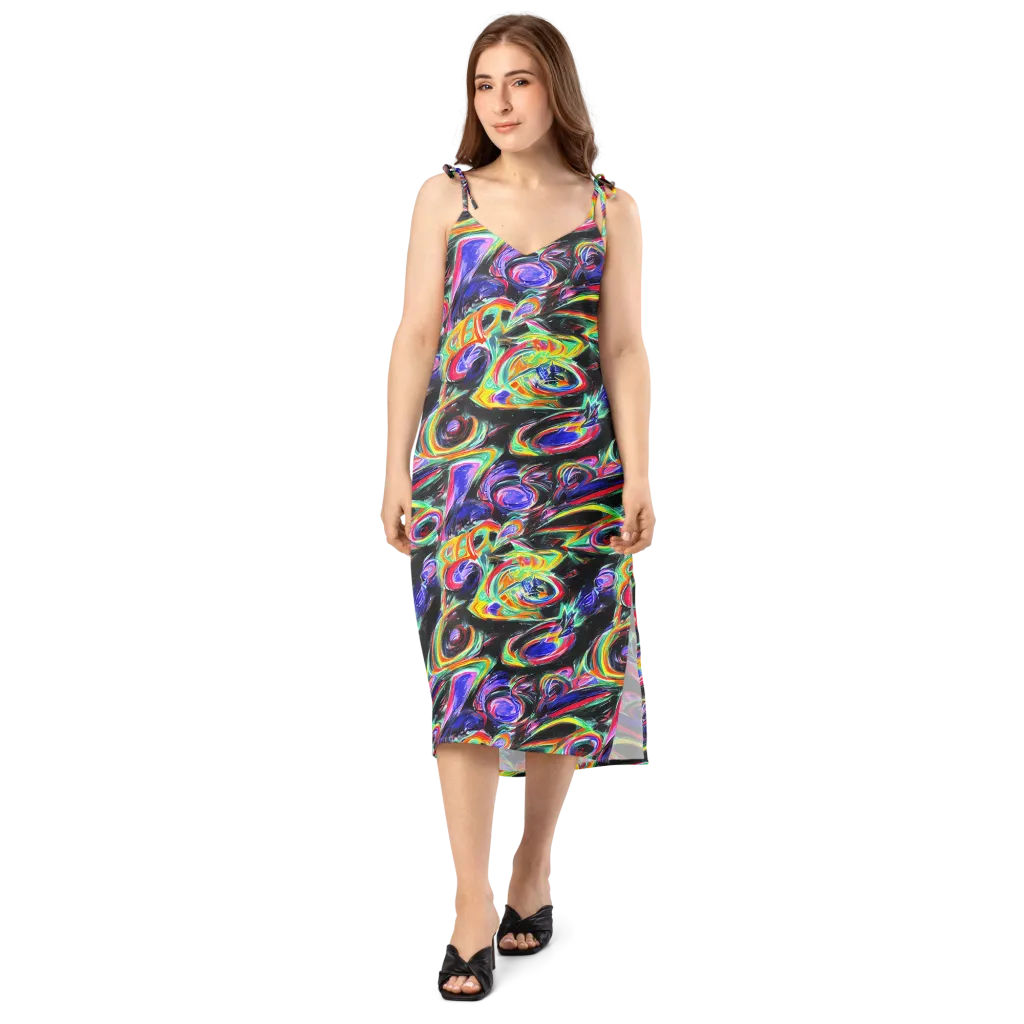 Afterdark Aura on Slip Dress — Front