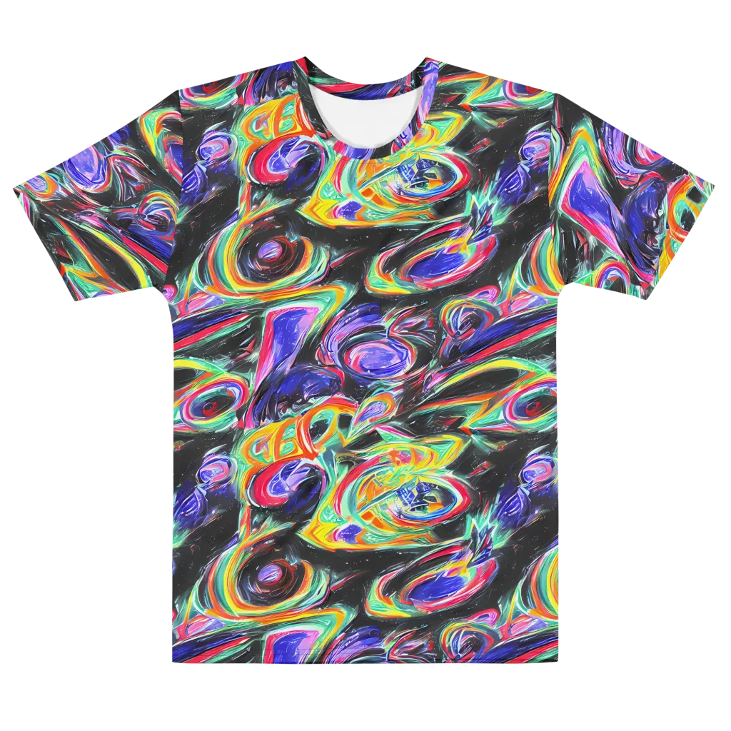 Afterdark Aura on Men's Cotton Crew Neck T-Shirt — Front