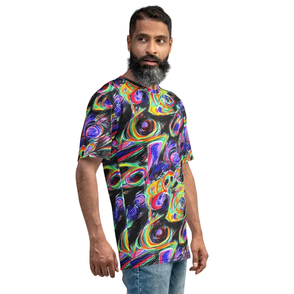 Afterdark Aura on Men's Crew Neck T-Shirt — Right