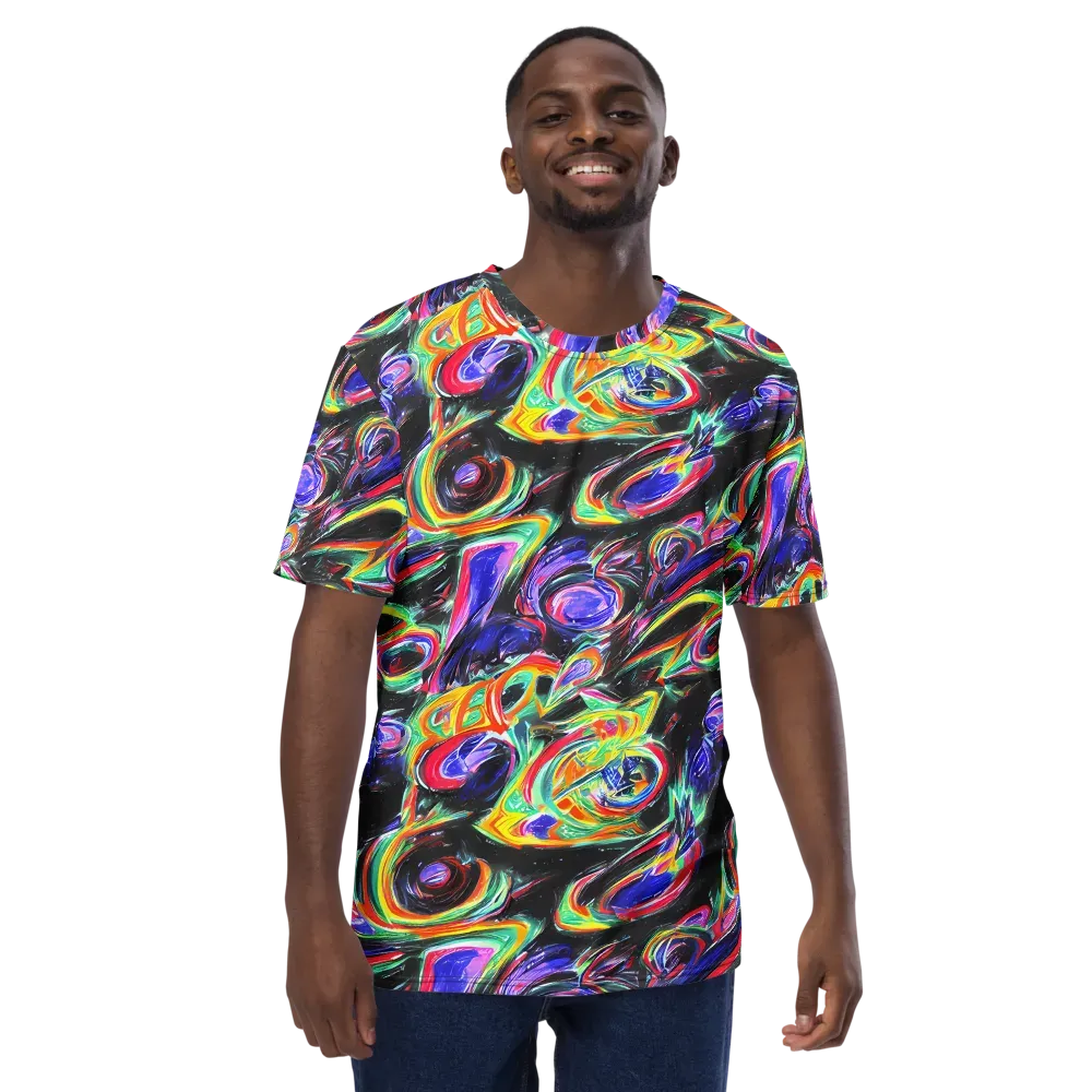 Afterdark Aura on Men's Crew Neck T-Shirt — Front