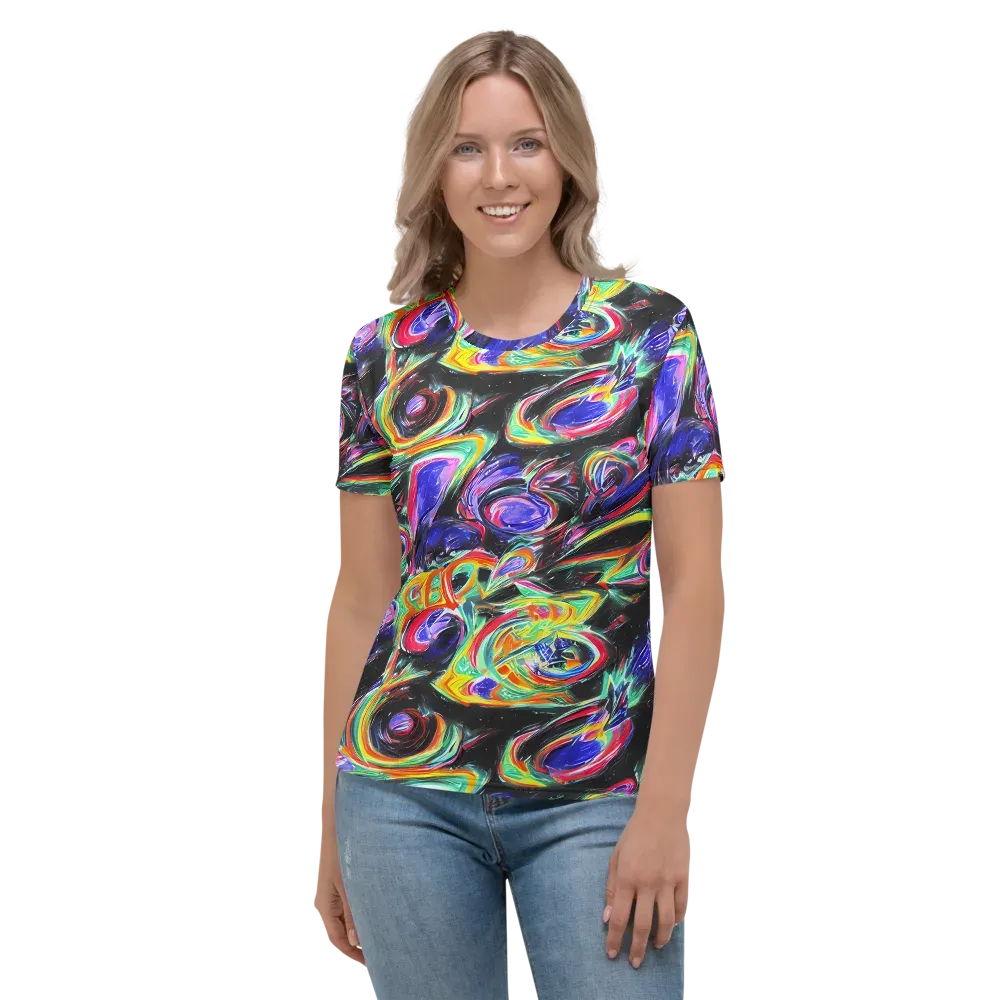Afterdark Aura on Women's Crew Neck T-Shirt — Front