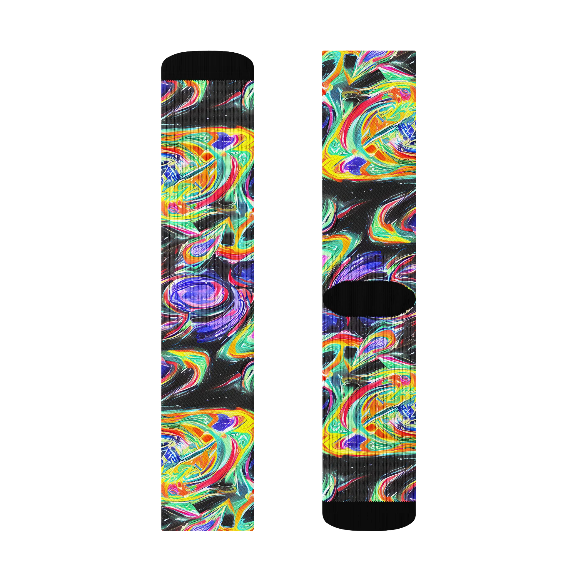 Afterdark Aura on Socks — Left Sock