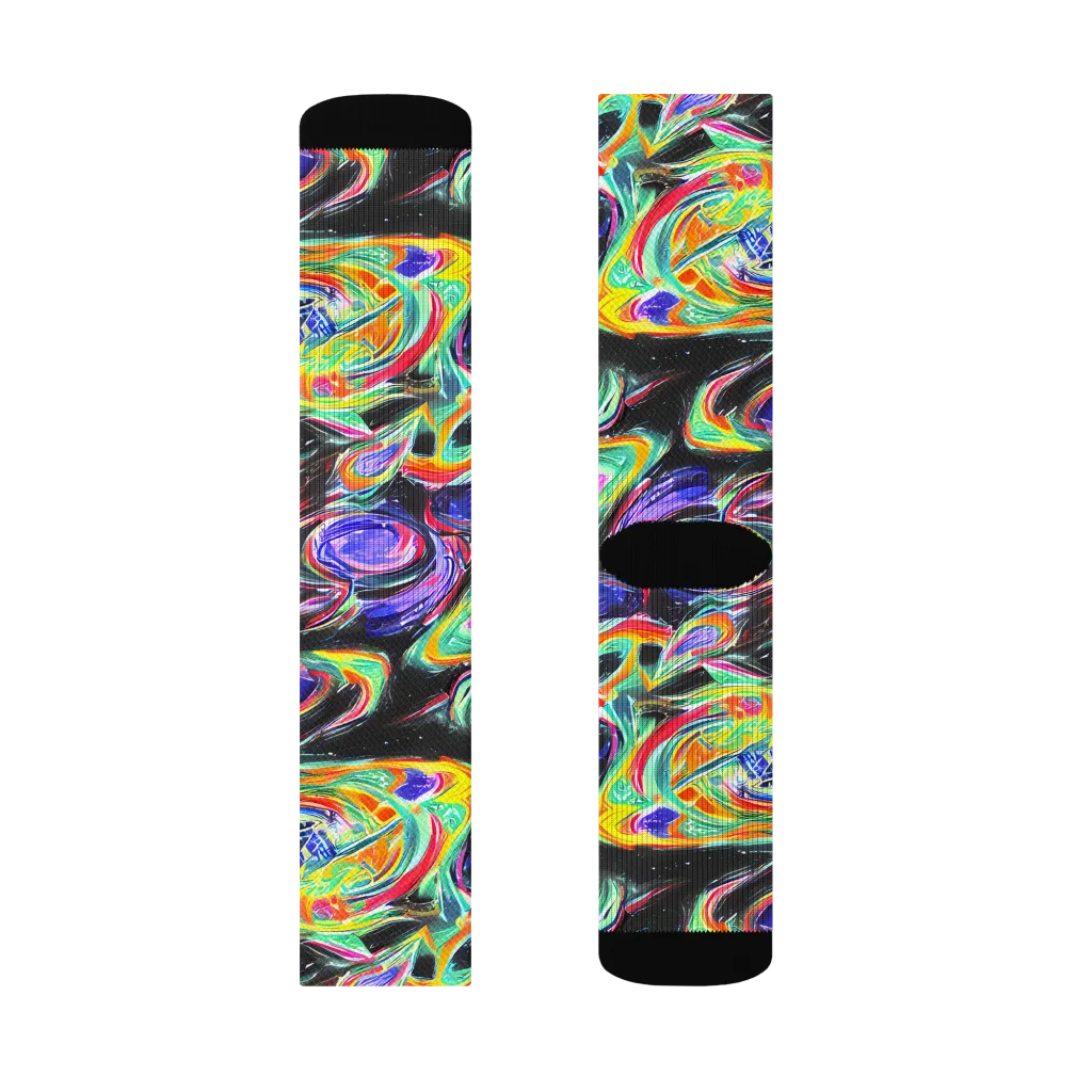 Afterdark Aura on Socks — Right Sock