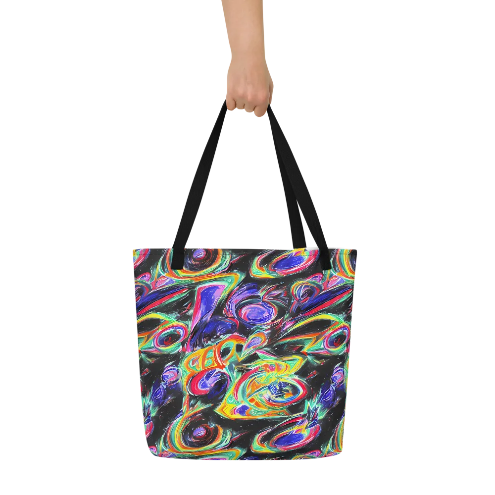 Afterdark Aura on Large Tote Bag W/ Pocket — Front