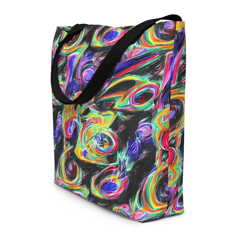 Afterdark Aura on Large Tote Bag W/ Pocket — Front