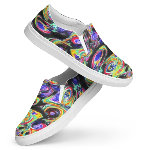 Afterdark Aura on a Women's Slip-On Canvas Shoes