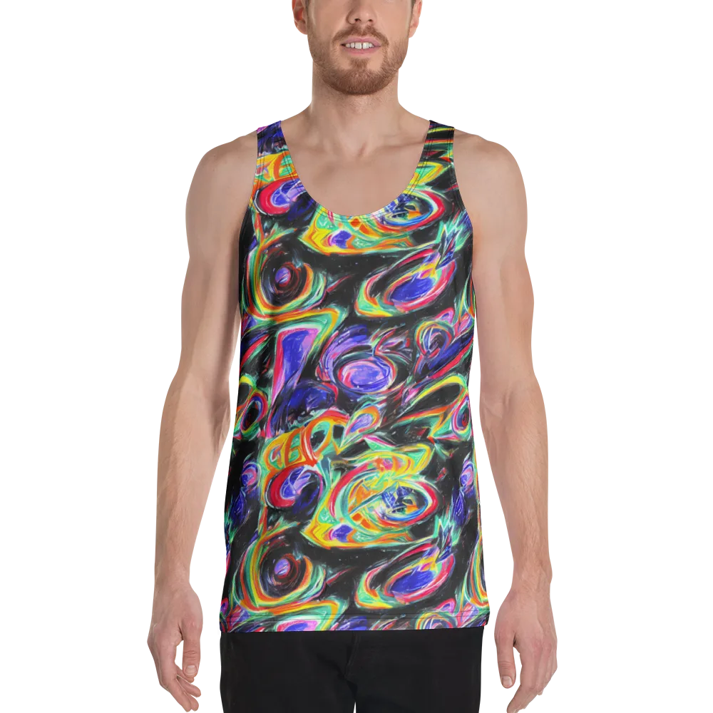 Afterdark Aura on Men's Tank Top — Front