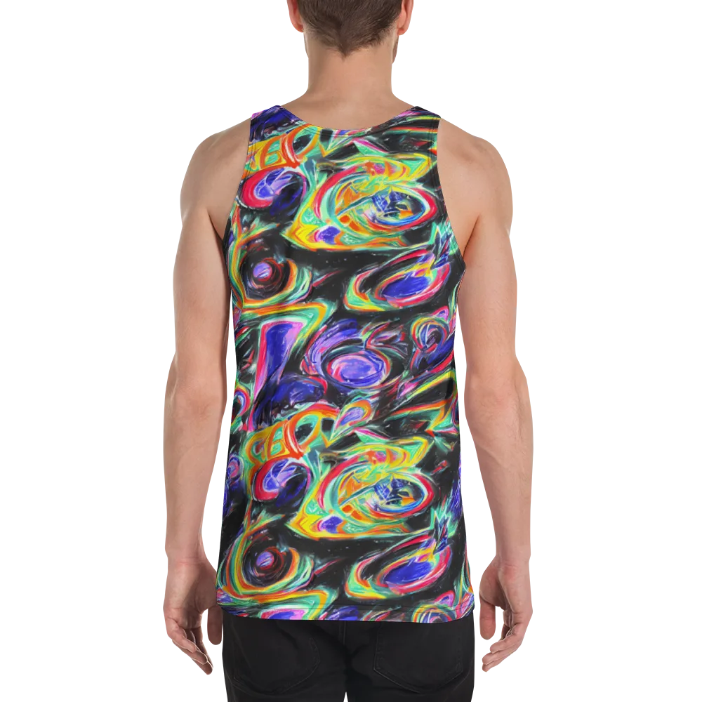 Afterdark Aura on Men's Tank Top — Back