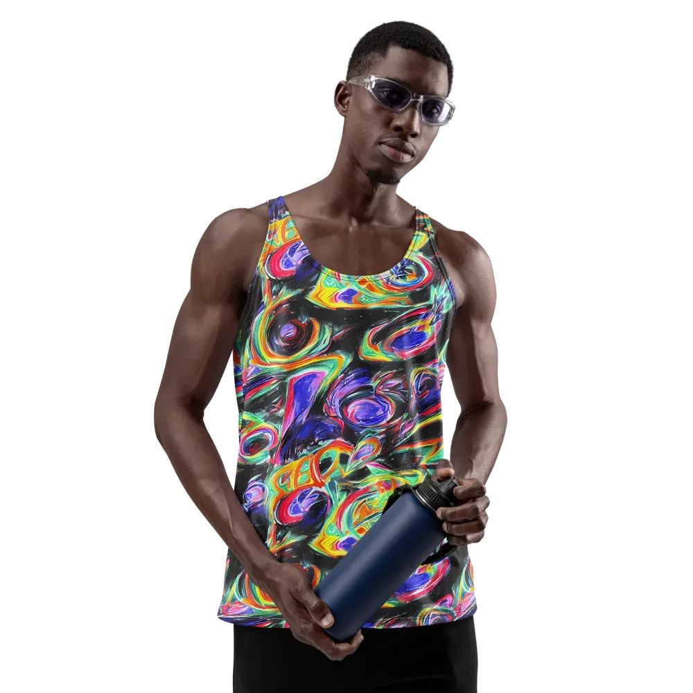 Afterdark Aura on Men's Tank Top — Front