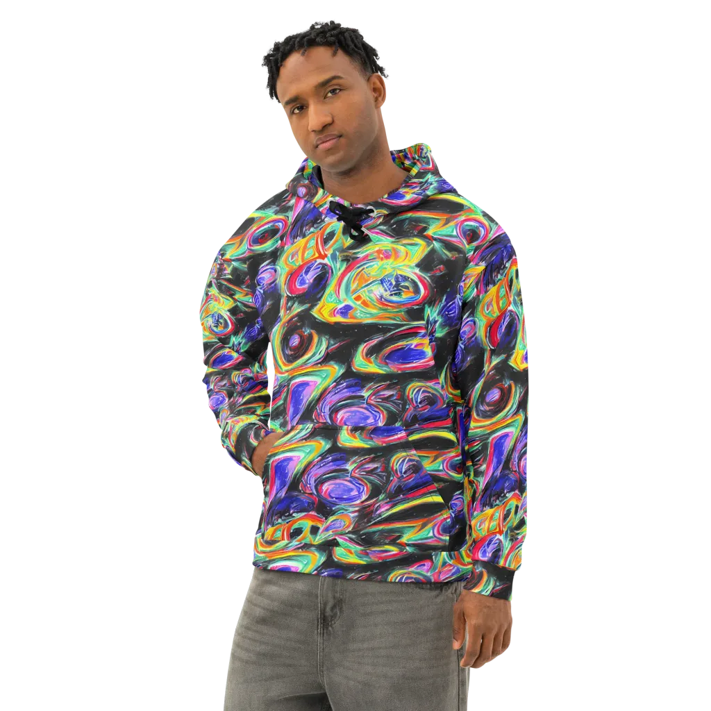 Afterdark Aura on Cotton Hoodie — Left Front