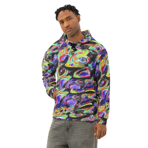 Afterdark Aura on a Cotton Hoodie