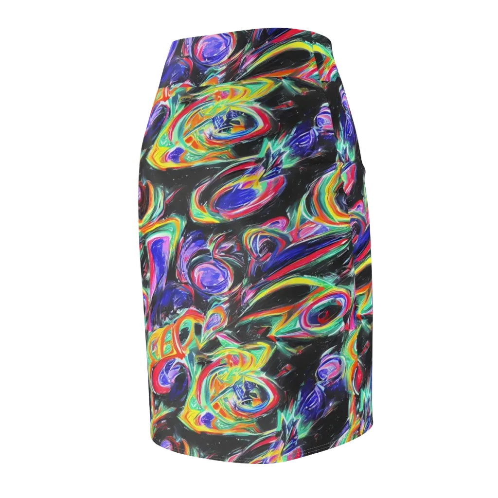 Afterdark Aura on Pencil Skirt — Back Side